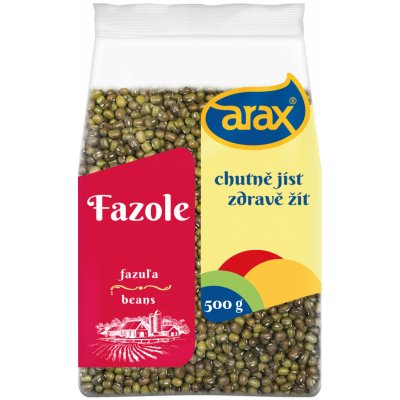 Arax Fazole Mungo zelená 0,5 kg – Zbozi.Blesk.cz