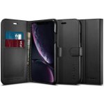 Pouzdro Spigen Wallet S iPhone XR černé – Zboží Mobilmania