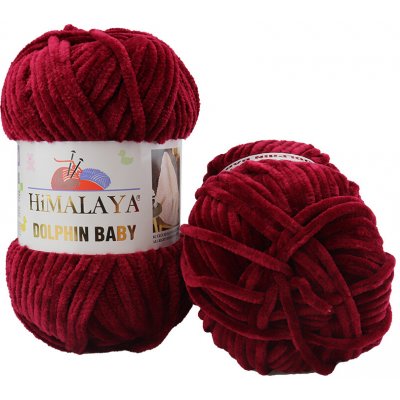 Himalaya příze Dolphin Baby 80322 bordó – Zboží Dáma