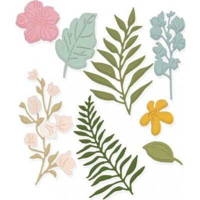 DP Craft vyřezávací šablona Rostlinky 8 ks – Sleviste.cz