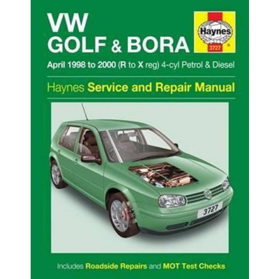 VW Golf a Bora Service and Repair Manual – Zboží Mobilmania