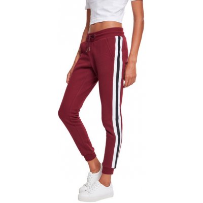 Urban Classics Ladies College Contrast Sweatpants port/white/black – Zboží Dáma
