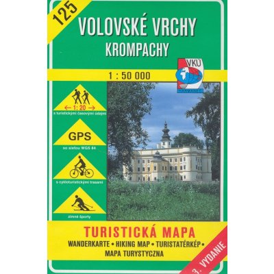 mapa Volovské vrchy-Krompachy 1:50 t. 5. vydání 2018 – Sleviste.cz
