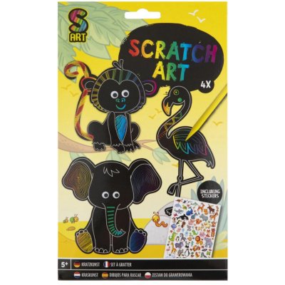 Vyškrabovací obrázky zvířátka – Zboží Dáma