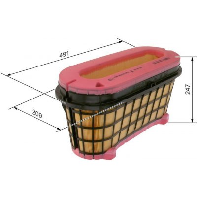 BOSCH F 026 400 683 Vzduchový filtr (F026400683) – Hledejceny.cz