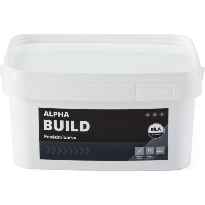 ABAMAL ALPHA BUILD - fasádní barva bílá 5 kg – Sleviste.cz