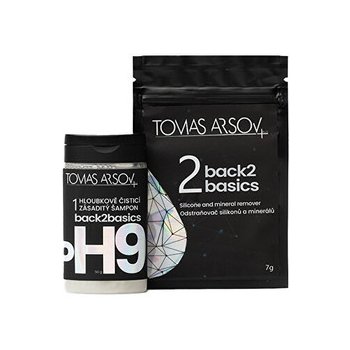 Tomas Arsov BACK2BASICS šampón 50 g+ odstranovač silikonů a minerálu 5 g dárková sada