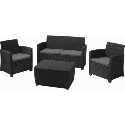 ALLIBERT MIA Set zahradní, grafit/šedá 17198017 – Hledejceny.cz