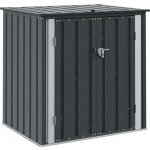 Omaxi zahradní úložná bedna 101,5 x 82 x 100 cm ocel černá 750464 – Zboží Mobilmania