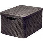 Curver STYLE2 LID L, tmavohnený, 45x25x33 cm – Hledejceny.cz