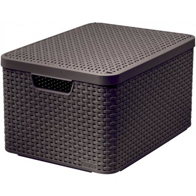 Curver STYLE2 LID L, tmavohnený, 45x25x33 cm – Hledejceny.cz