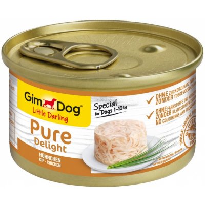 GimDog Little Darling Pure Delight s kuřecím masem 12 x 85 g