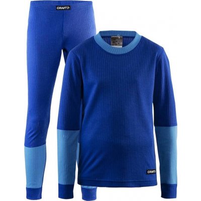 Craft dětský funkční set Baselayer Junior modrá – Zboží Dáma