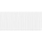 Záclona s záclonami Bílá 140 x 600 cm Polyester – Hledejceny.cz