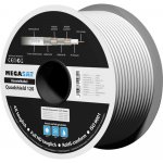 MegaSat 100093 koaxiální kabel, vnější Ø: 7.0 mm, bílá, 100 m – Hledejceny.cz
