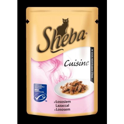 Sheba Cuisine losos ve šťávě 85 g – Hledejceny.cz