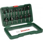 Bosch 15dílná sada fréz TC (8mm stopka) 2607019469 – Sleviste.cz