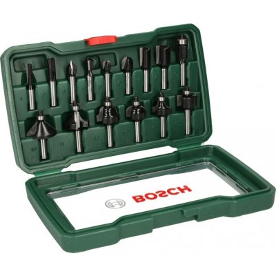 Bosch 15dílná sada fréz TC (8mm stopka) 2607019469 – Sleviste.cz