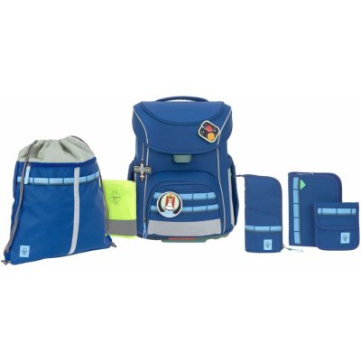 Lassig Školní taška Slimque s příslušenstvím Dark blue – Sleviste.cz