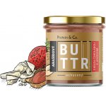 Protein&Co Arašídový krém s bílou čokoládou a jahodami 330 g – Zboží Dáma