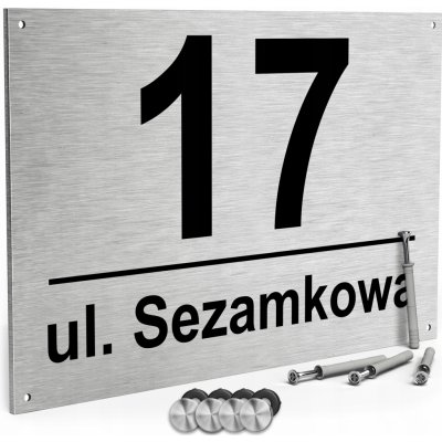 Číslo na dům Printima 32 x 21 cm – Zboží Mobilmania