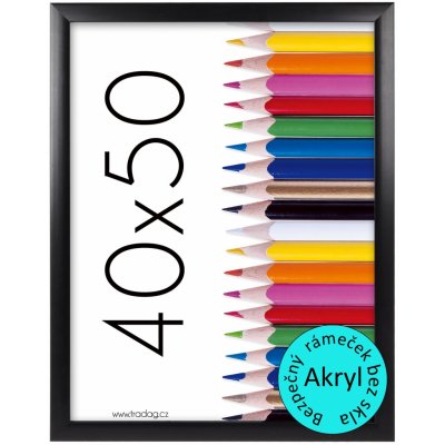 Tradag Rámeček Messina černý 40x50 – Sleviste.cz