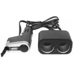 Autoadaptér LTC LX402V 1x USB 2x 12V – Sleviste.cz