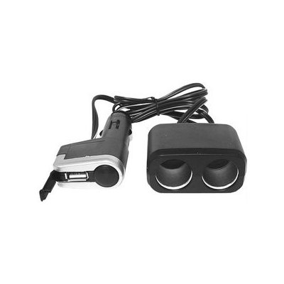Autoadaptér LTC LX402V 1x USB 2x 12V – Sleviste.cz