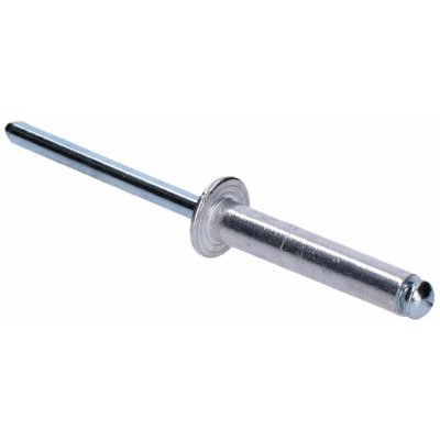 Trhací nýt 4,0x16 hliník-ocel, Materiál: tělo - hliník Al 5050 trn - pozinkovaná ocel DIN 7337 AL/ST – Sleviste.cz