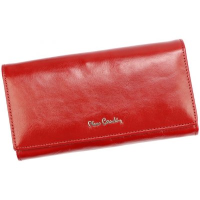 Pierre Cardin 06 ITALY 121 Dámská kožená peněženka červená