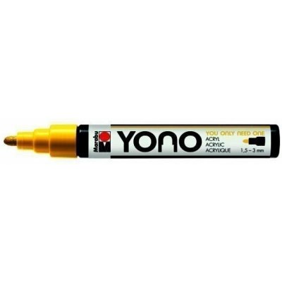 Marabu YONO akrylový popisovač 1,5-3 mm - žlutý – Sleviste.cz