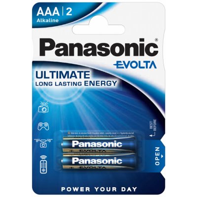 Panasonic EVOLTA Platinum AAA 2ks 00266460 – Zboží Mobilmania