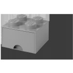 LEGO® úložný box s šuplíkem 25 x 25 x 18 cm tmavě šedý LEGO40051754 – Zboží Dáma