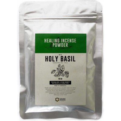 Léčivý kadidlový prášek - Svatá bazalka 50g – Zboží Dáma