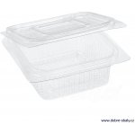 Miska hranatá INTEGRO s víčkem 250 ml PET čirá – Zboží Dáma