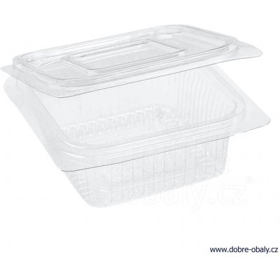 Miska hranatá INTEGRO s víčkem 250 ml PET čirá – Zboží Dáma