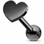 Šperky4U Cartilage piercing do ucha srdíčko CP1056-K – Zboží Dáma