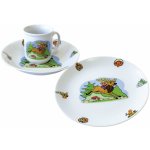 Český porcelán Dětská jídelní souprava Smolíček pacholíček 3 dílná – Zboží Mobilmania