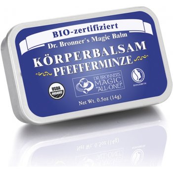 Dr. Bronner´s Tělový balzám Peppermint 14 g