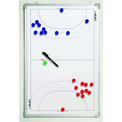 Taktická tabule Select Tactics board alu handball bílá – Zboží Živě