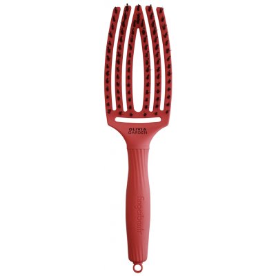 Olivia Garden Fingerbrush kartáč na rozčesávání imperfection red confidence 1 ks – Sleviste.cz