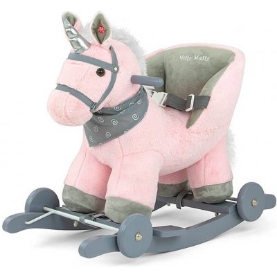 Milly Mally houpací koník Polly růžový – Zboží Mobilmania