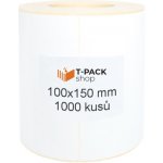 Popron.cz Termální štítky 500ks bílé 15 x 10 cm – Hledejceny.cz