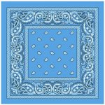 Blingstar bandana šátek Světle modrá B389 – Hledejceny.cz