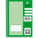 Bobo Kroužkový blok A6 boční spirála čtvereček 50 listů – Zboží Živě