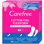 Carefree Cotton Flexiform slipové vložky 56 ks – Zboží Mobilmania