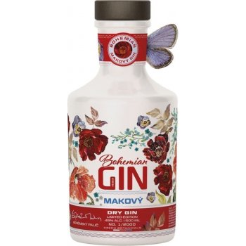 Bohemian Gin Makový 45% 0,5 l LE (holá láhev)