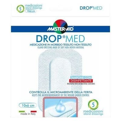 DROP MED iD Náplast antiseptická , 10 x 6 cm/5ks s polštářkem – Zbozi.Blesk.cz