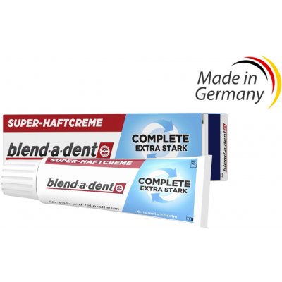 Blend Blend-a-dent Complete Extra Strong fixační krém na zubní náhrady 47 g – Hledejceny.cz