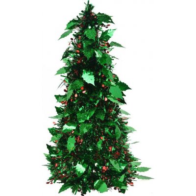 Clayre & Eef Zelená vánoční plastová dekorace stromek Chrismas Ø 21*50 cm – Hledejceny.cz